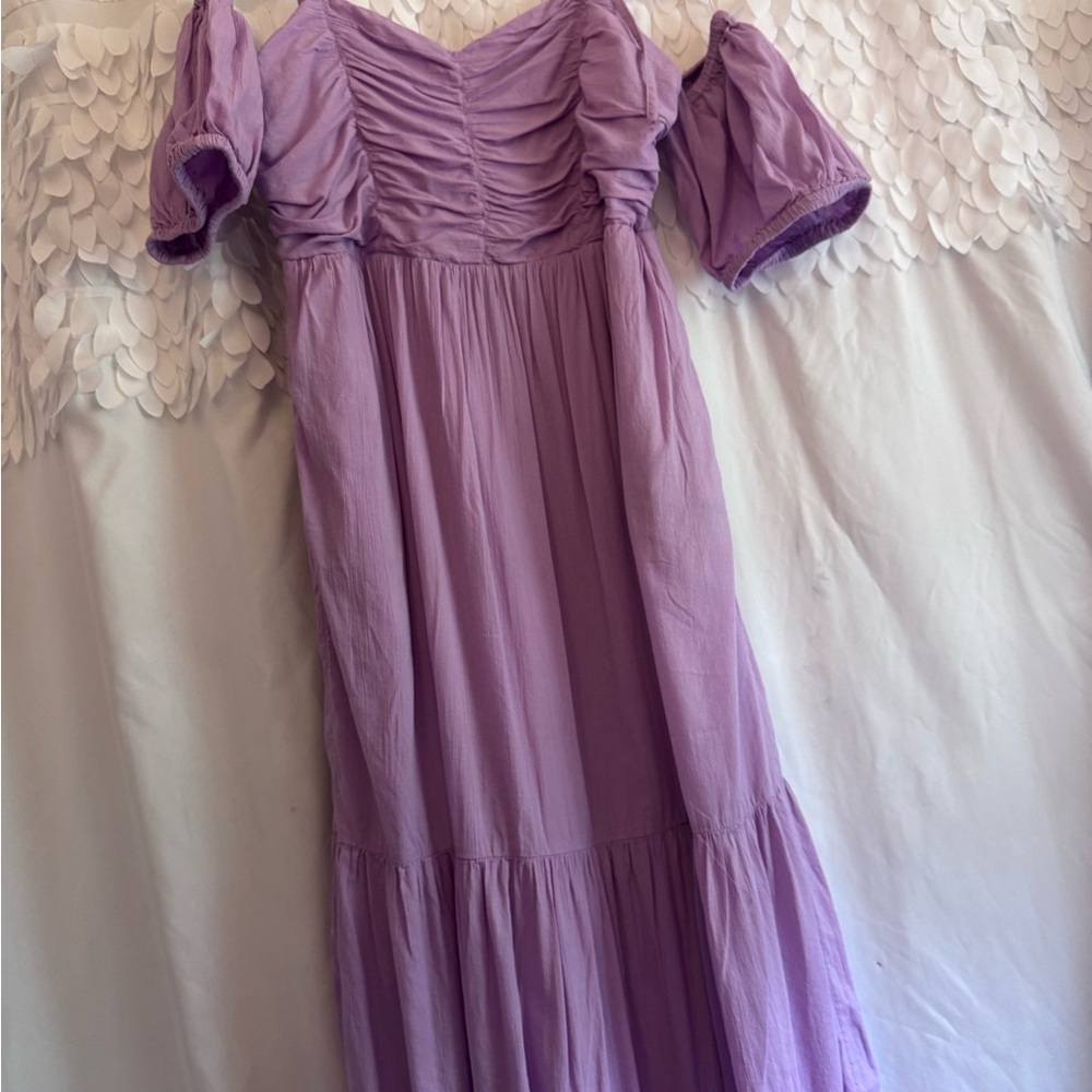 Universal Thread Lavender Off-Shoulder Dress